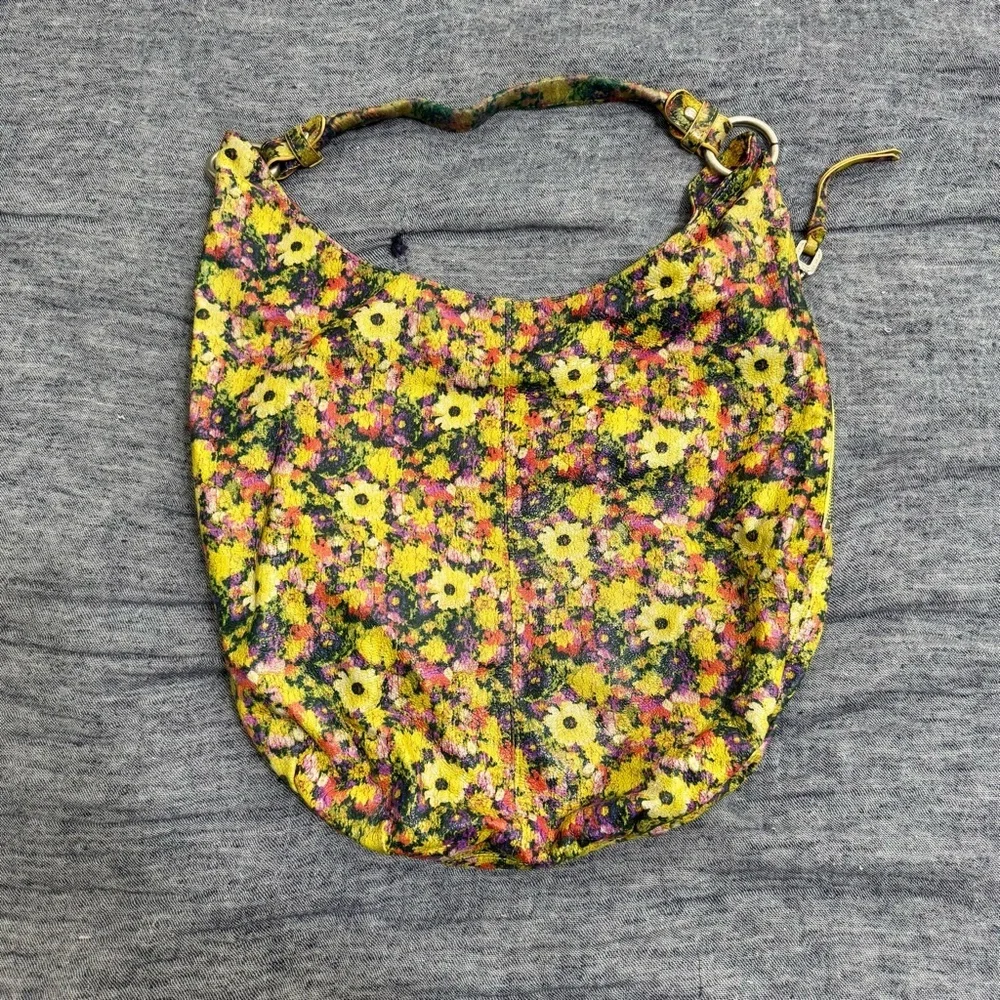 HOBO The Original Daisy Floral Bright Pattern Shoulder Bag
